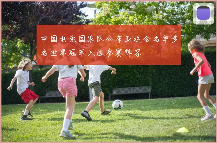 中国电竞国家队公布亚运会名单多名世界冠军入选参赛阵容